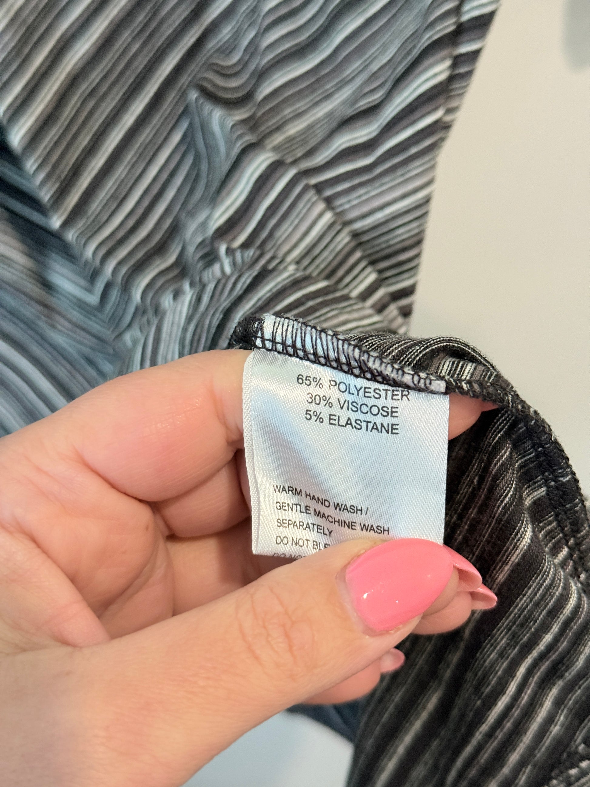 Brand; Crossroads Striped 3/4 Sleeve Top Size 10