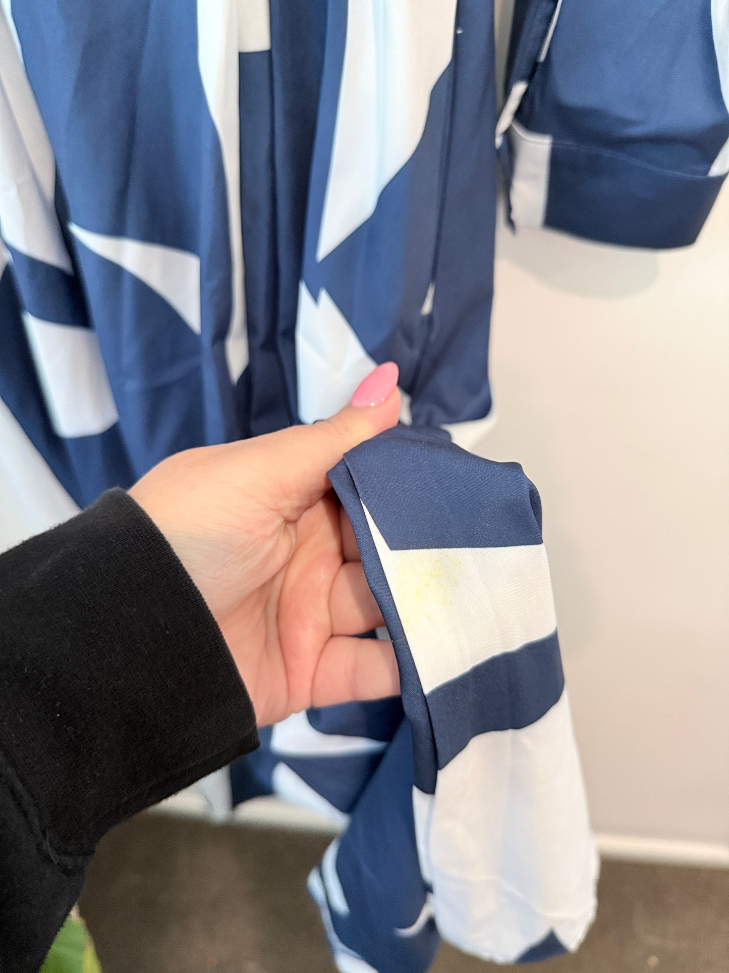 Brand Unknown Long-sleeve Shirt Dress Size M | U/Arm to U/Arm 44cm