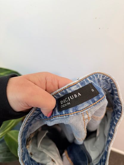 Decjuba Denim Shorts Size 10