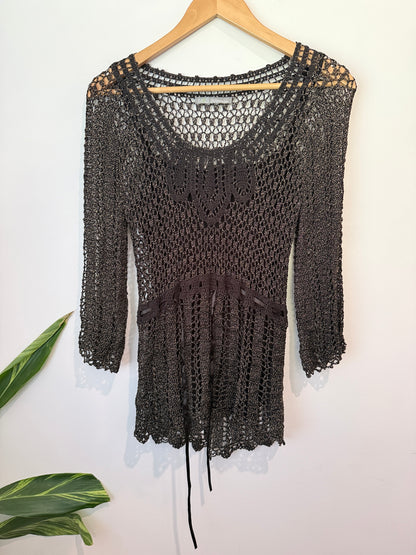 M & S Crochet Top Size 10