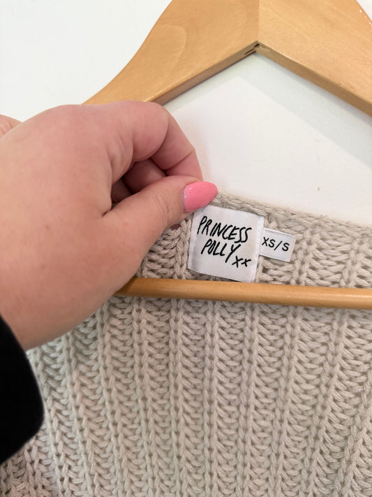 Princess Polly Polly Maela Knit Cardigan Size XS/S