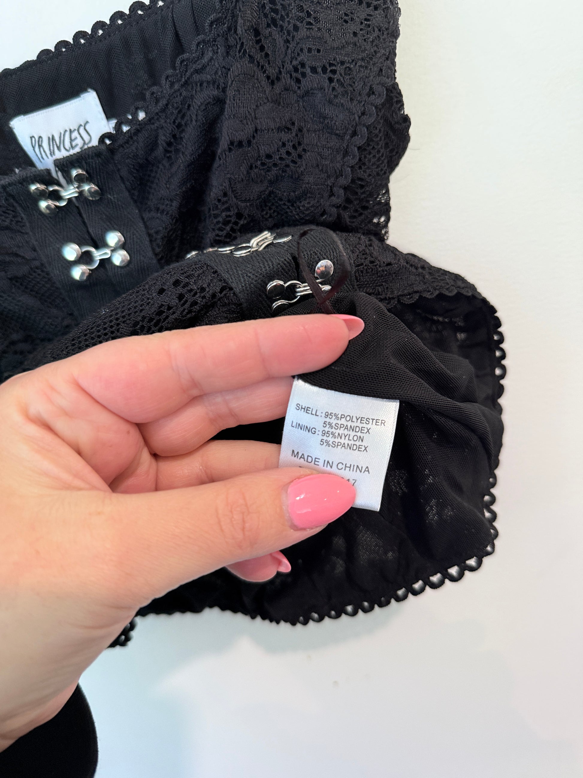 Princess Polly Lace Corset Top Size 4