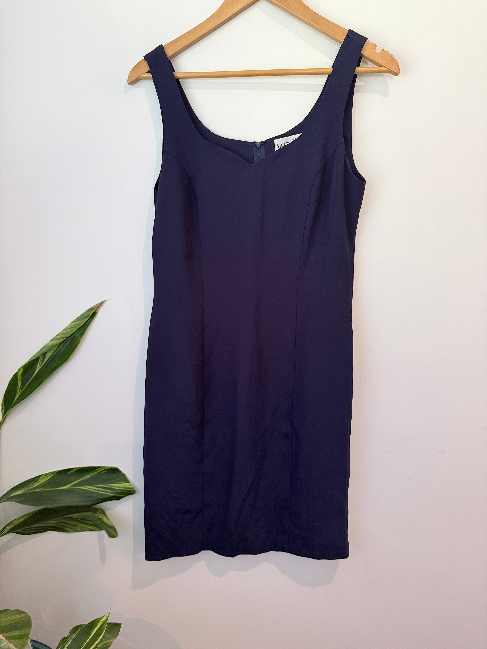 Wallis Sleeveless Sheath Dress Size 10 | U/Arm to U/Arm 45cm