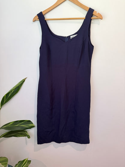 Wallis Sleeveless Sheath Dress Size 10 | U/Arm to U/Arm 45cm