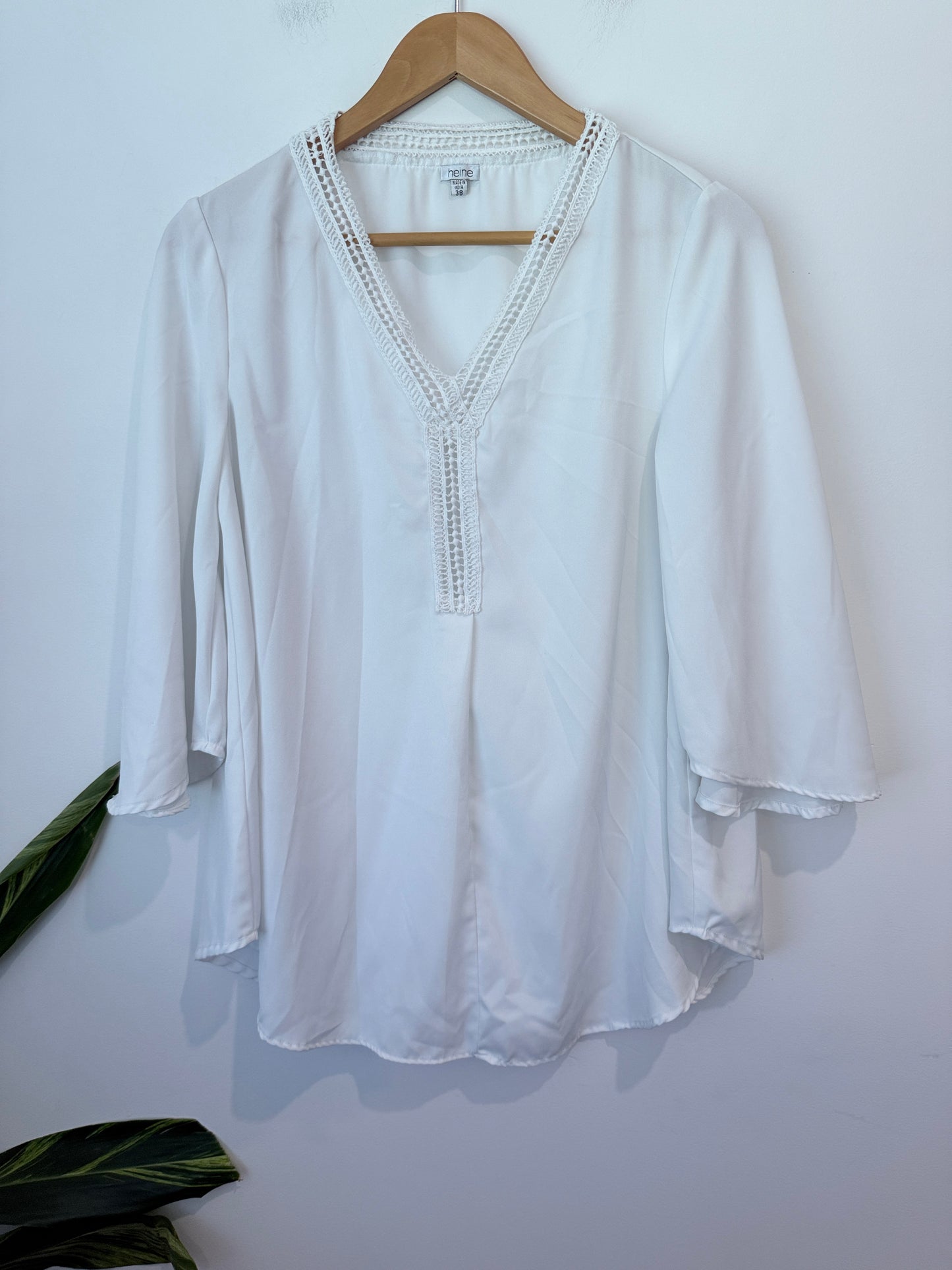 Heine Bohemian-style Tunic Top Size 38 | U/Arm to U/Arm 49cm
