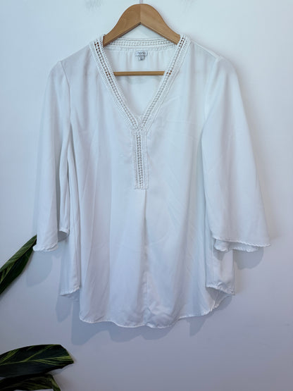 Heine Bohemian-style Tunic Top Size 38 | U/Arm to U/Arm 49cm
