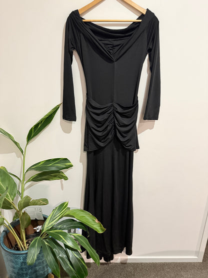 Drape Detail Maxi Dress Size U/Arm to U/Arm 44cm