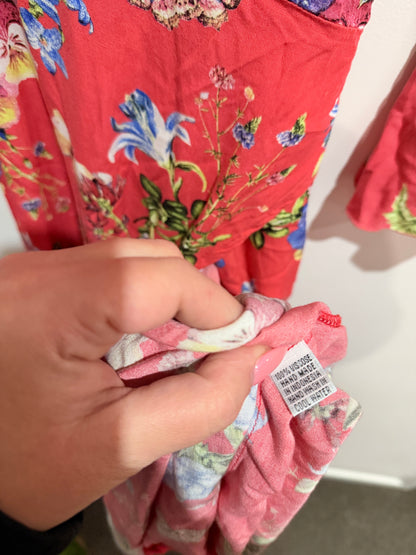 Isla Maree Floral Maxi Wrap Dress Size U/Arm to U/Arm 56cm