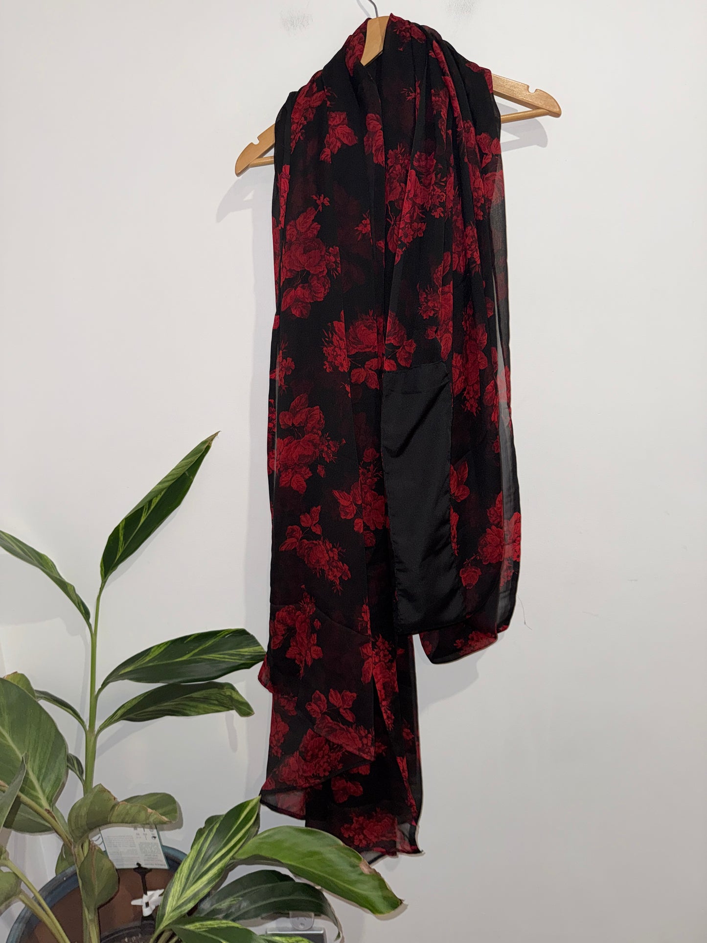 Floral Patterned Scarf
