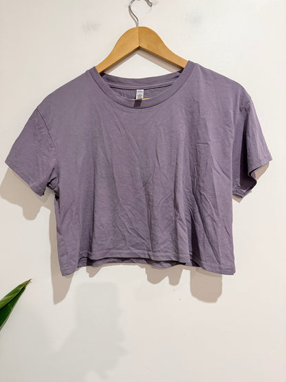 Ascolour Crew Neck Cropped T-shirt Size S