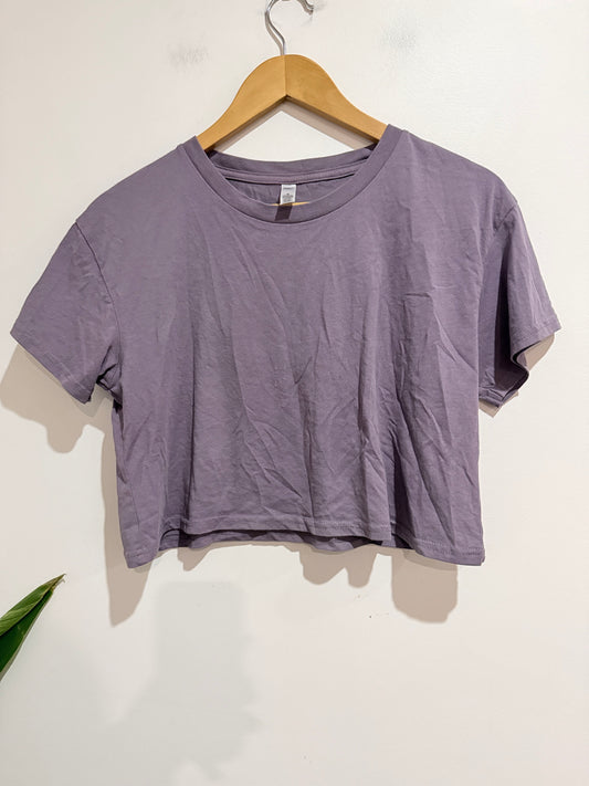 Ascolour Crew Neck Cropped T-shirt Size S