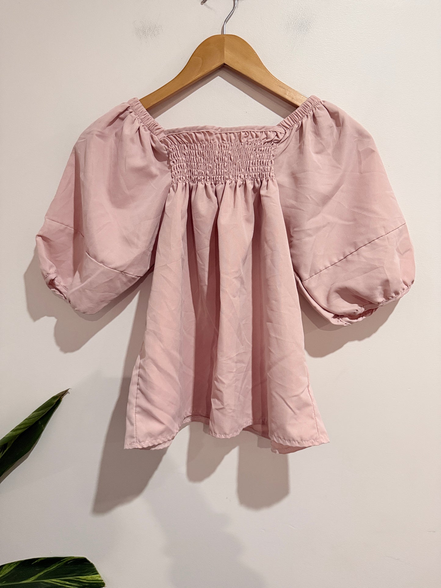 Brand Unknown Puff Sleeves Top Size S | U/Arm to U/Arm 41cm