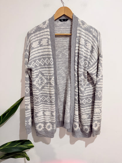 Jay Jays Patterned Open-front Cardigan Size S