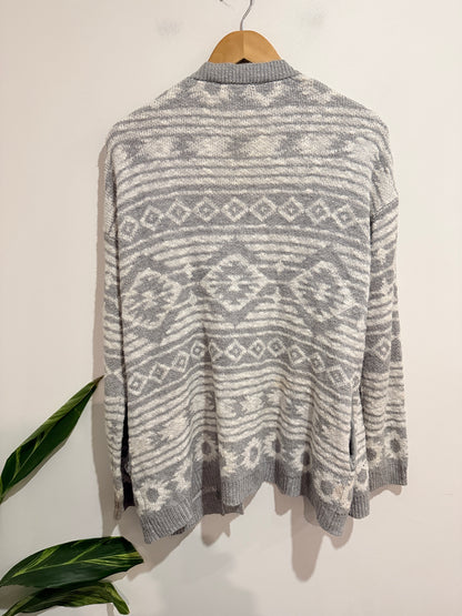 Jay Jays Patterned Open-front Cardigan Size S