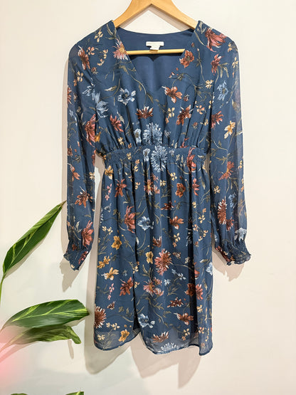 H & M Floral Print Dress Size M
