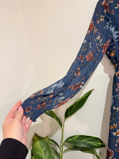 H & M Floral Print Dress Size M