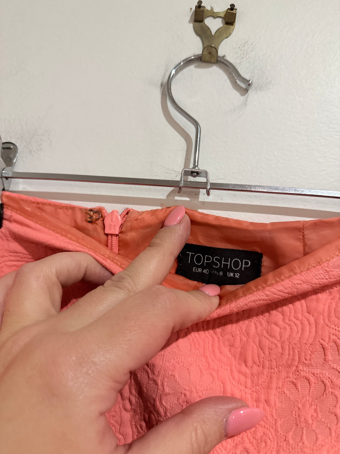 Topshop Mini Skirt Size 12