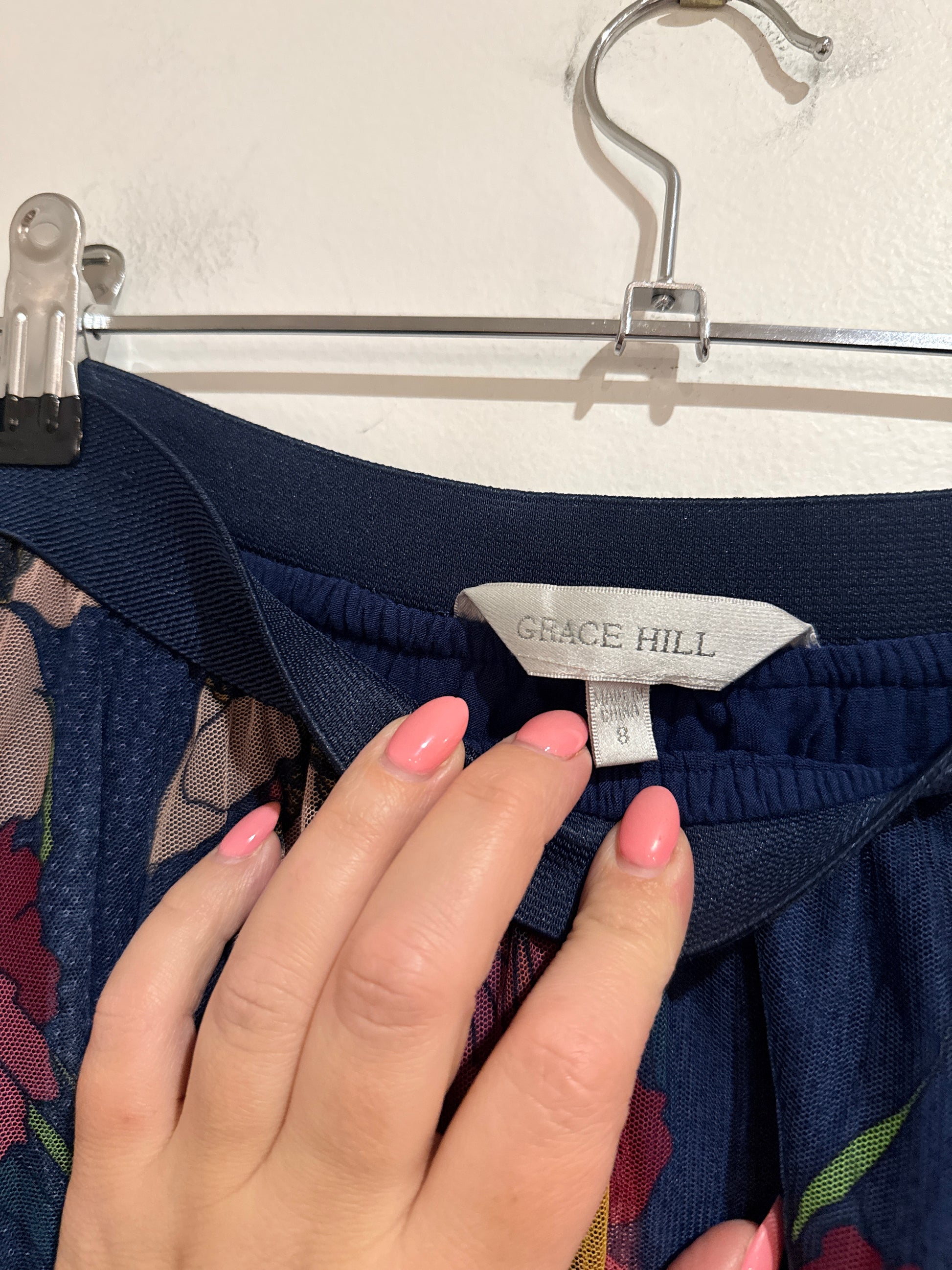 Grace Hill Flared Maxi Skirt Size 8 | Waist 66cm