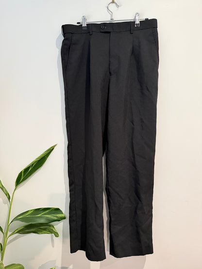 Brand Unknown Pleated Trousers Size 34"/87R | Waist 86cm