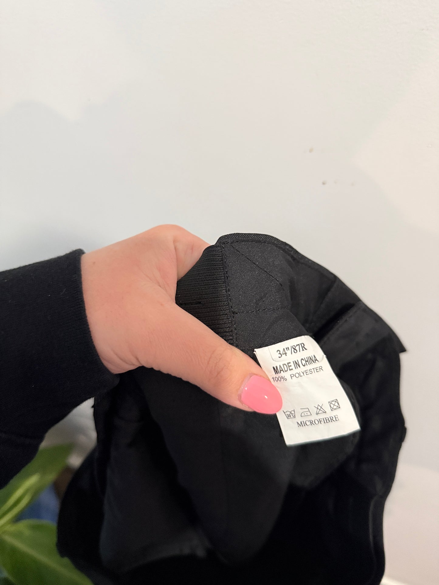 Brand Unknown Pleated Trousers Size 34"/87R | Waist 86cm