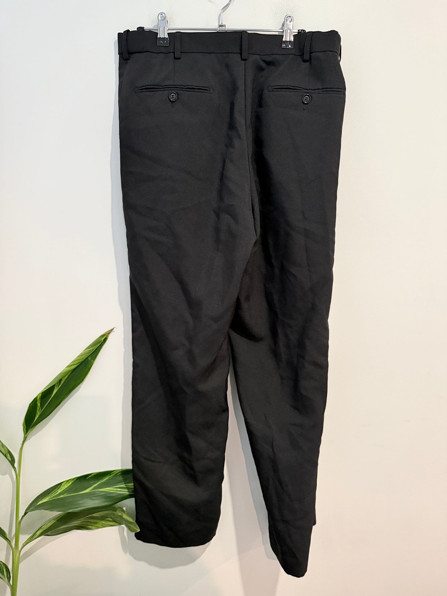 Brand Unknown Pleated Trousers Size 34"/87R | Waist 86cm