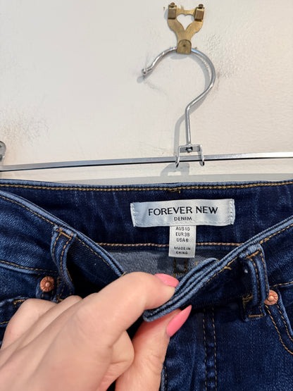 Forever New High-waisted Skinny Jeans Size 10