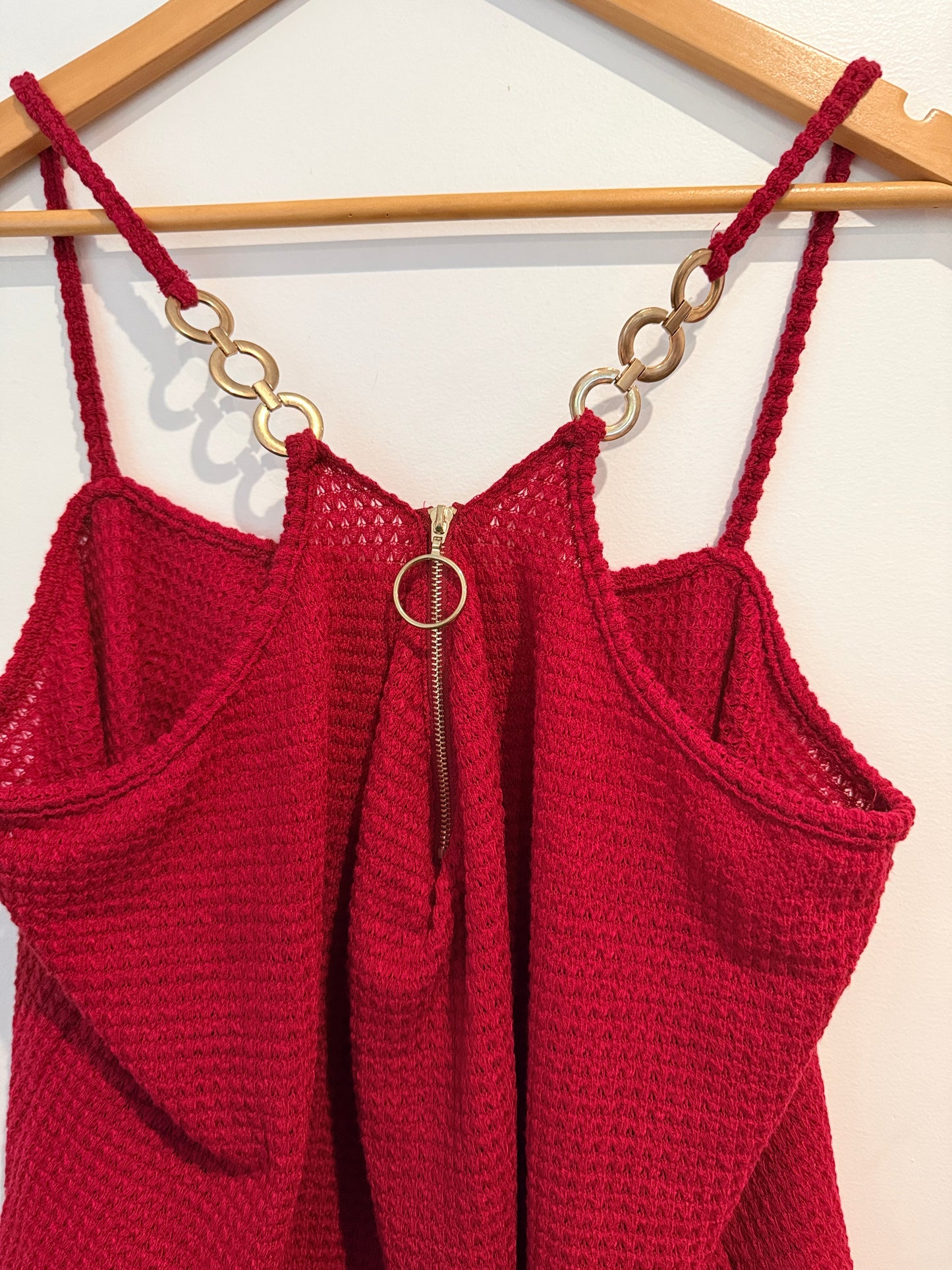 Shein Crochet Knit Tank Top Size 4XL | U/Arm to U/Arm 53cm