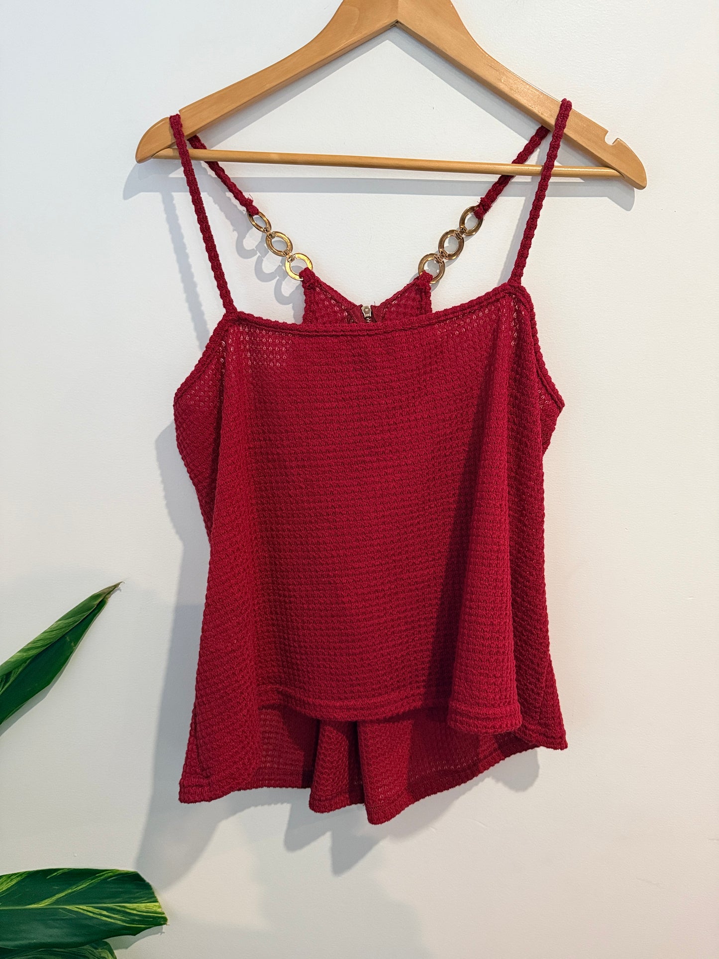 Shein Crochet Knit Tank Top Size 4XL | U/Arm to U/Arm 53cm
