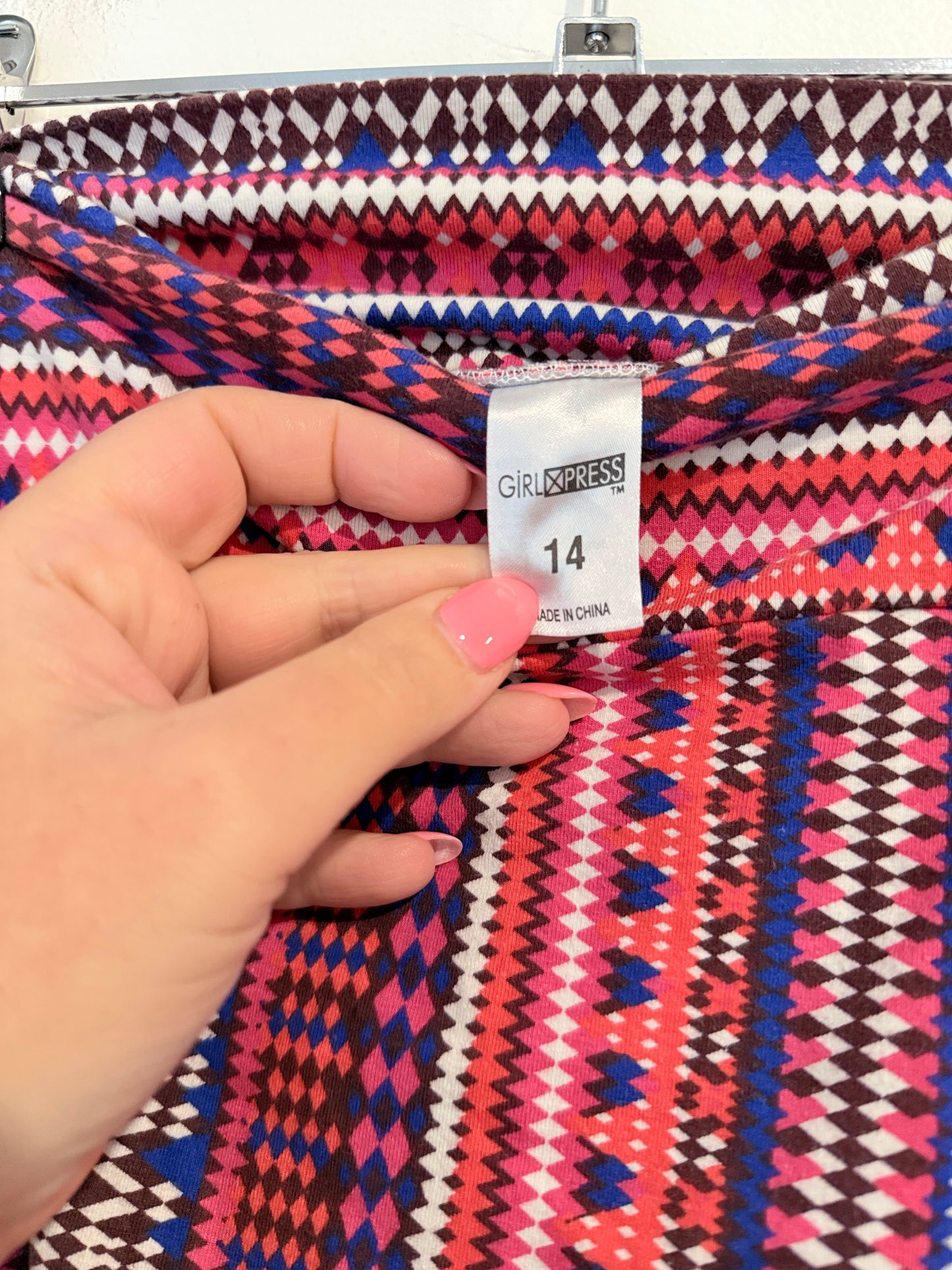 Girlxpress Handcrafted Mini Skirt Size 14