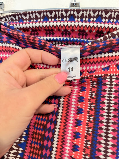 Girlxpress Handcrafted Mini Skirt Size 14