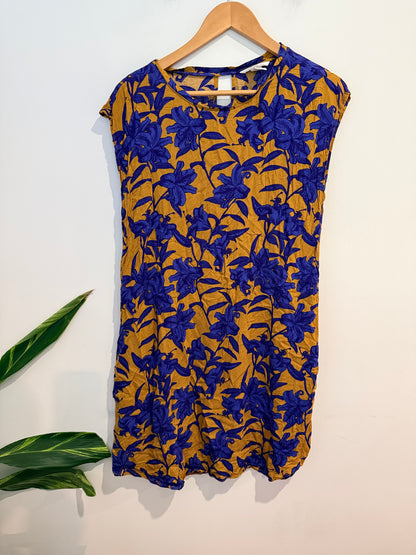 H & M Floral Shift Dress Size 42