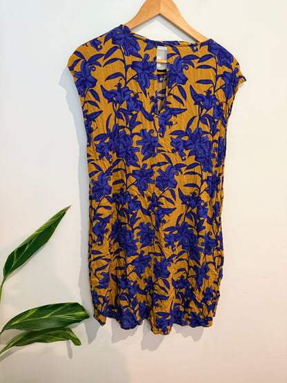 H & M Floral Shift Dress Size 42