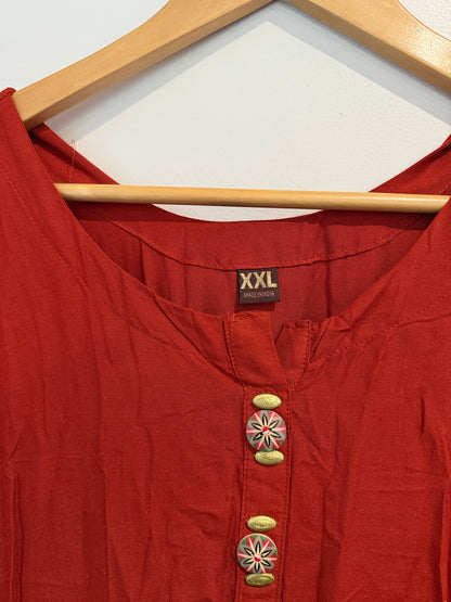 Sleeveless Midi Dress Size XXL | U/Arm to U/Arm 52cm