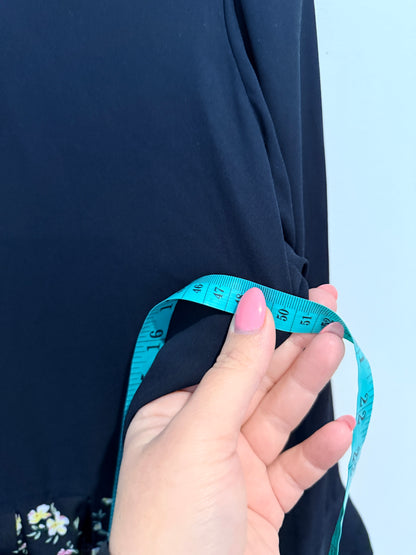 Mixed-media Midi Dress Size U/Arm to U/Arm 51cm