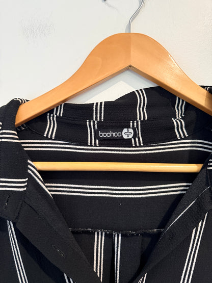 Boohoo Striped Tunic Dress Size 20 | U/Arm to U/Arm 64cm