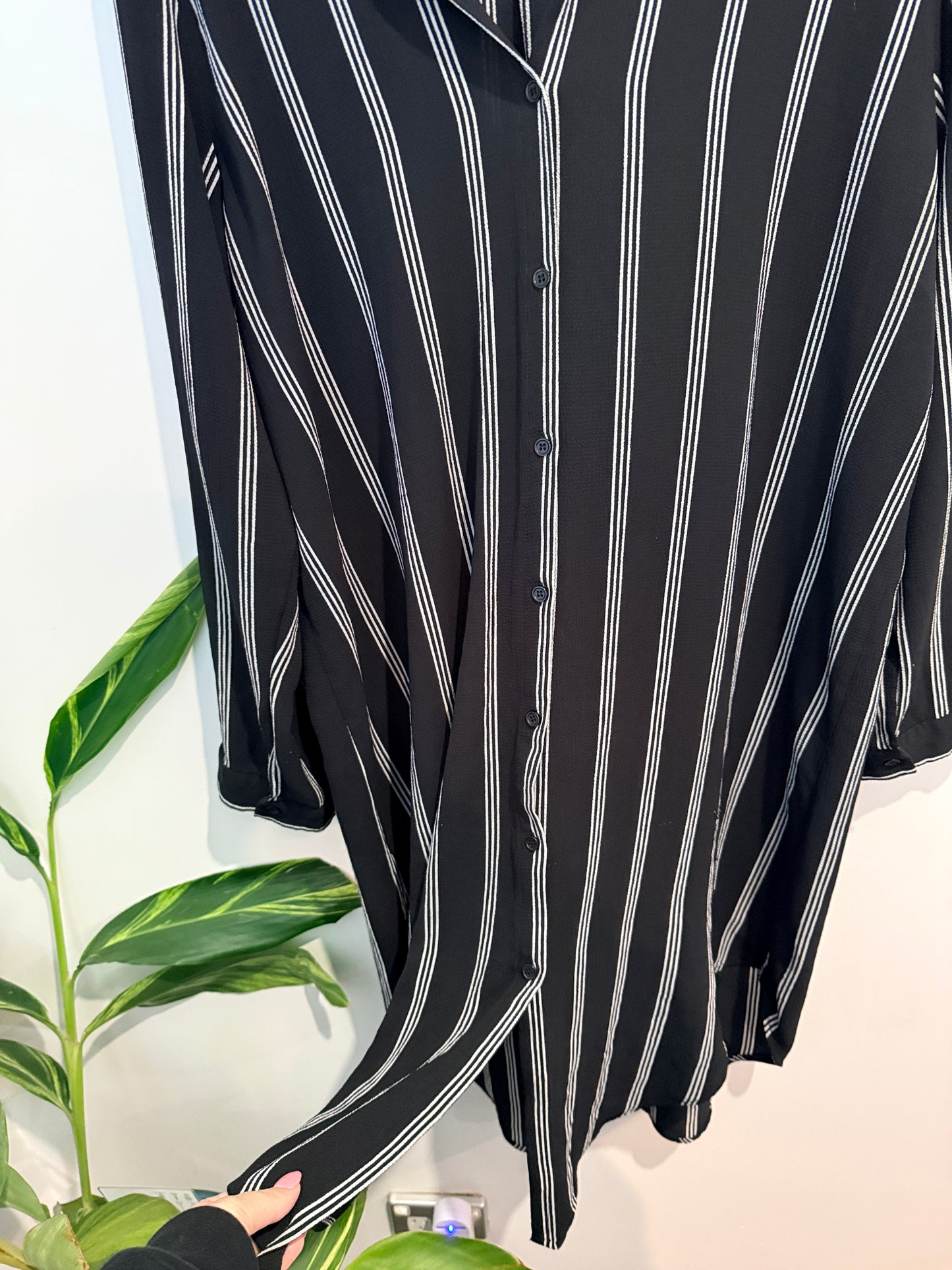 Boohoo Striped Tunic Dress Size 20 | U/Arm to U/Arm 64cm