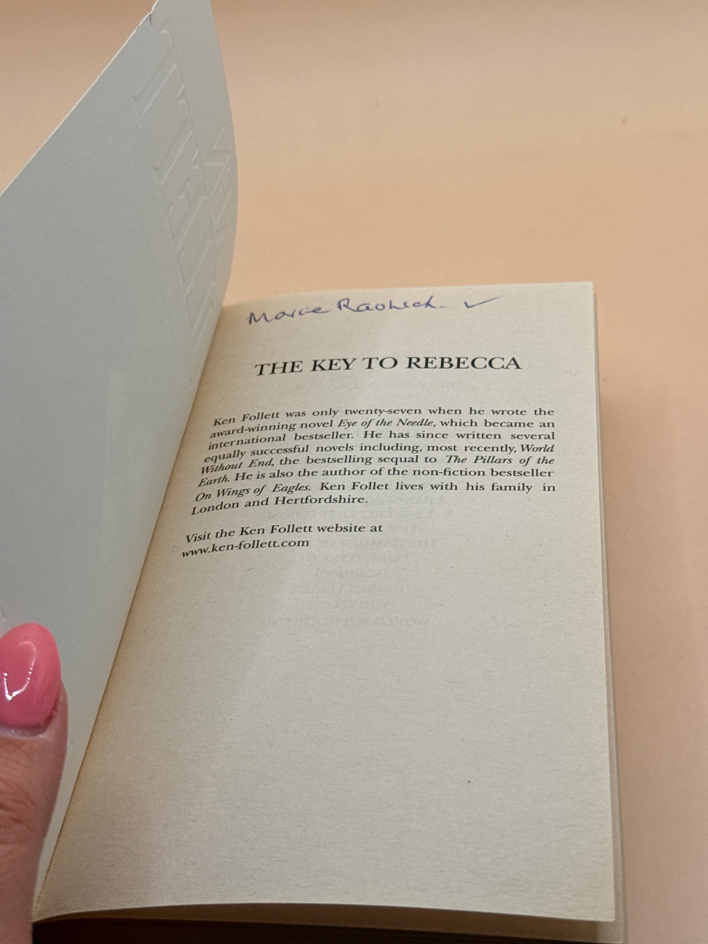 The Key to Rebecca by Ken Follett