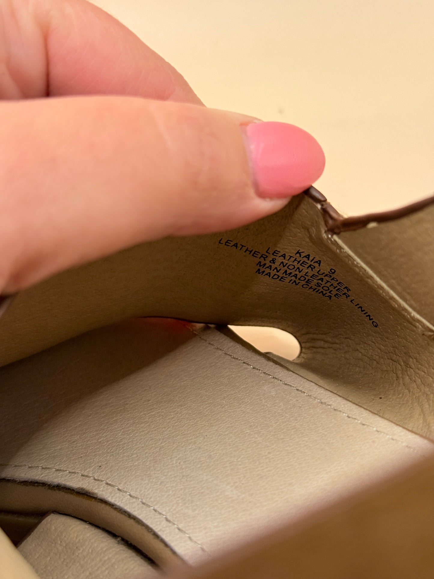 Hush Puppies Leather Slingback Sandals Size 9