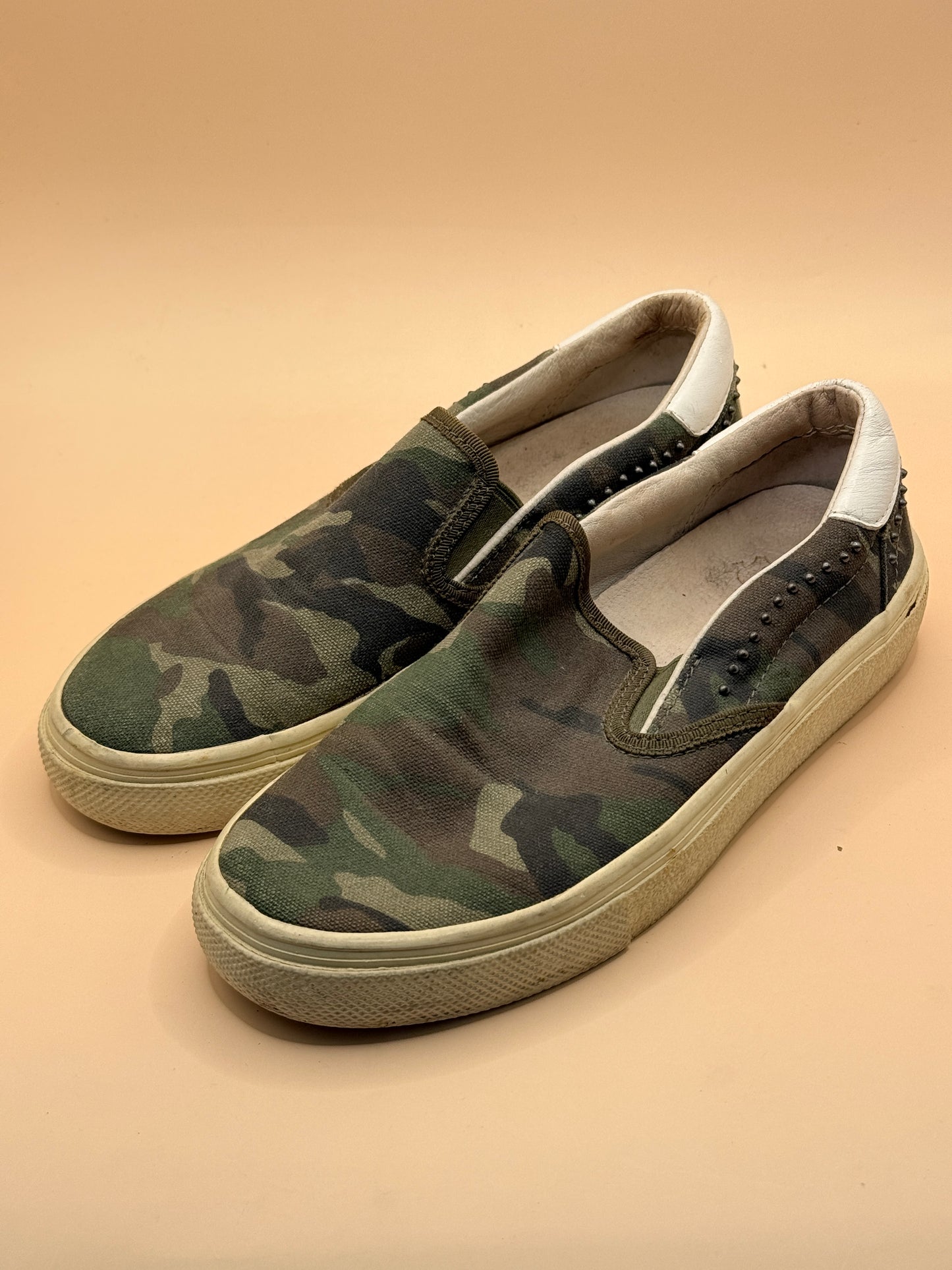 Ash Camouflage Slip-On Sneakers Size 35