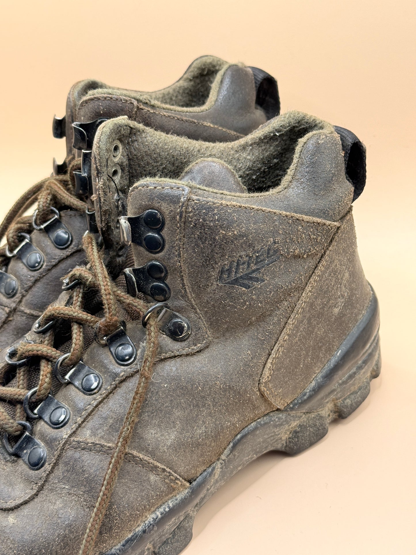 Hi-Tec Brown Leather Steel Cap Boots UK 6 / US 7
