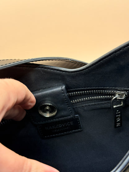 Nakedvice Melbourne Black Shoulder Bag