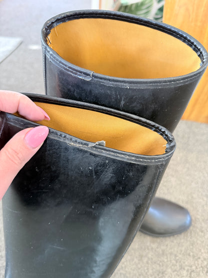 International Black Tall Riding Boots Size 40