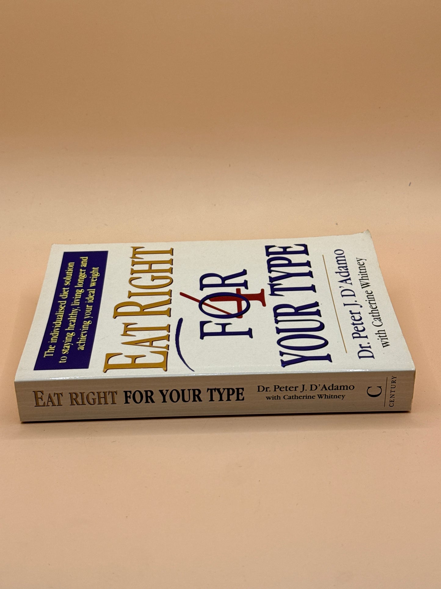 Eat Right 4 Your Type by Dr. Peter J. D'Adamo with Catherine Whitney
