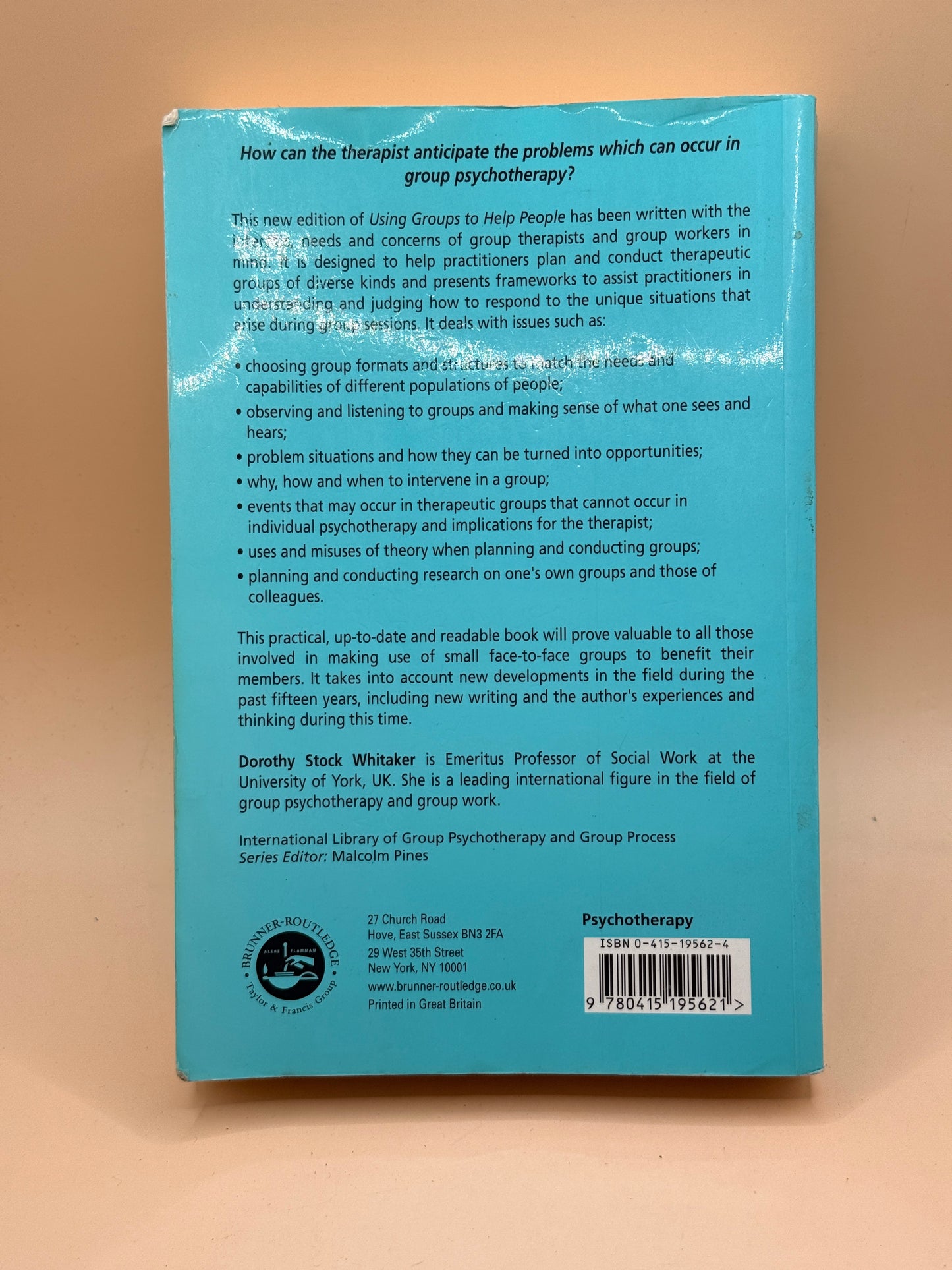 Using Groups to Help People by Dorothy Stock Whitaker
