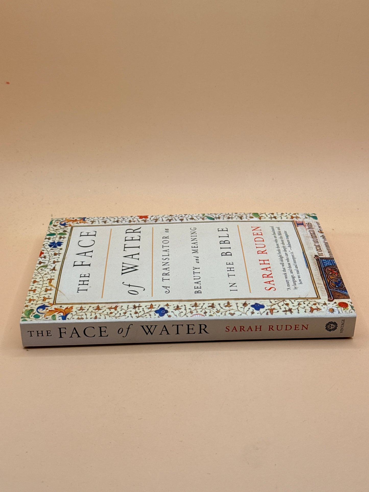 The Face of Water by Sarah Ruden