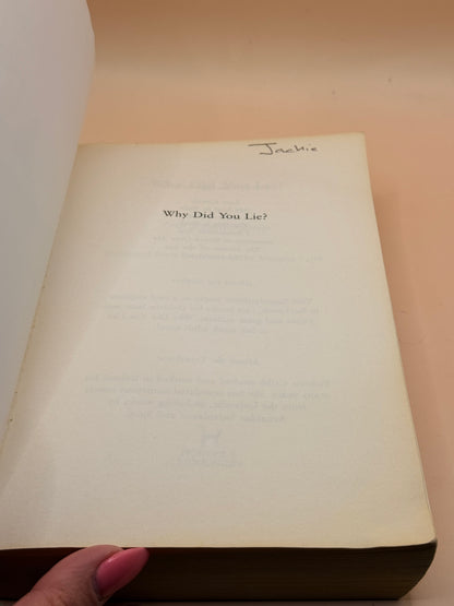 Why Did You Lie? by Yrsa Sigurdardóttir
