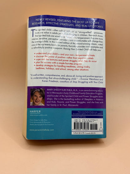 Raising Your Spirited Child by Mary Sheedy Kurcinka