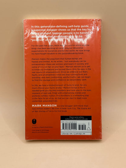 The Subtle Art of Not Giving a F*ck by Mark Manson