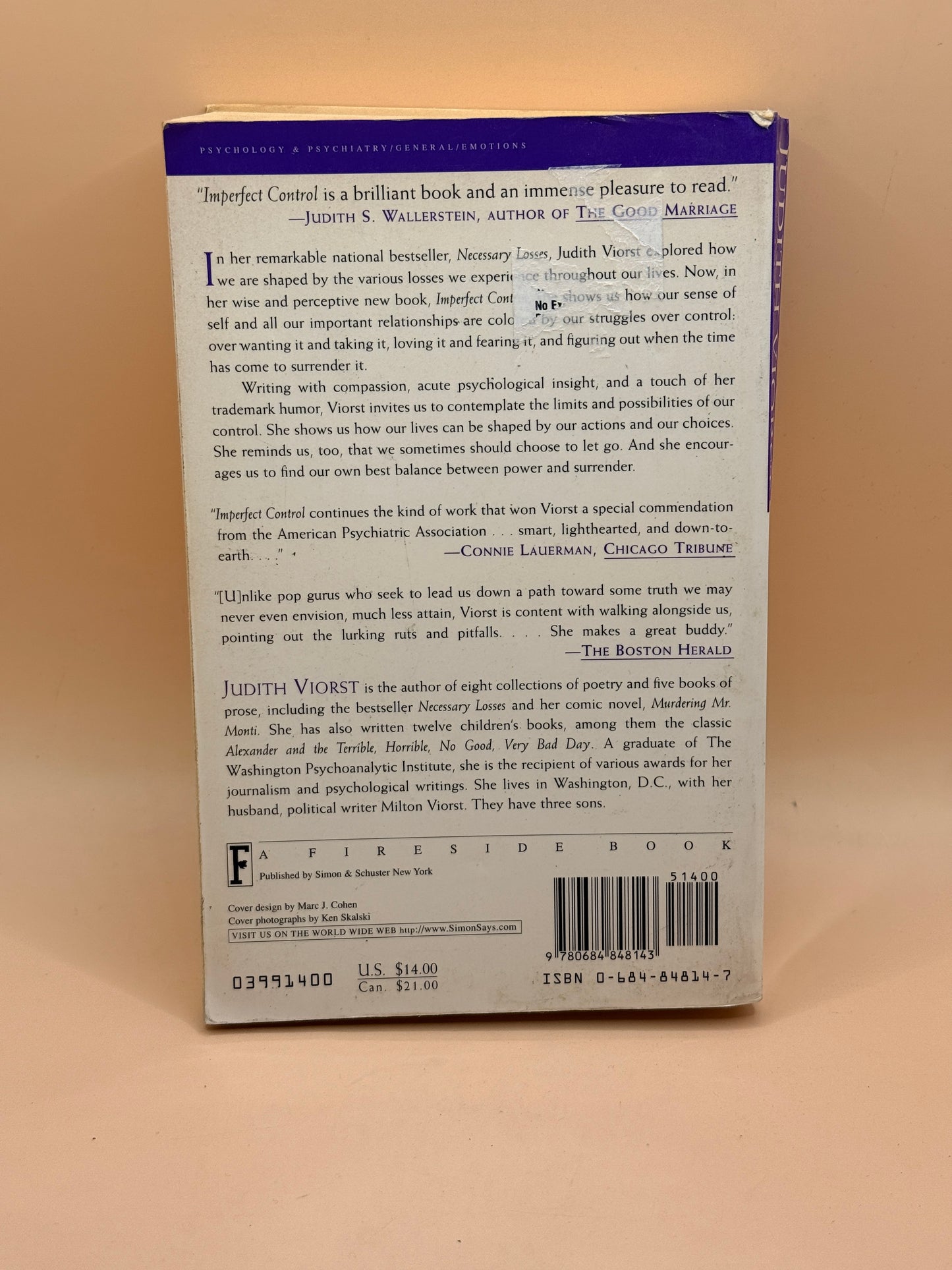 Imperfect Control by Judith Viorst