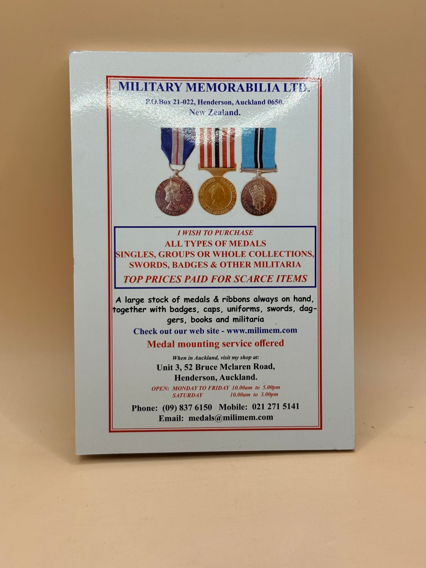 The Volunteers – The Journal of the New Zealand Military Historical Society (Inc.)